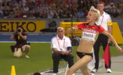 Ариана Фридрих. Телекадр Eurosport Ариана Фридрих. Телекадр Eurosport
