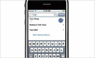 Пример работы Places Deals от Facebook на iPhone Пример работы Places Deals от Facebook на iPhone