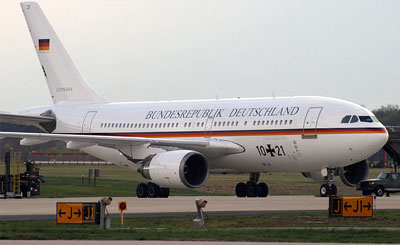 Немецкий правительственный самолет «Конрад Аденауэр». Фото с сайта wikipedia.org © global jet