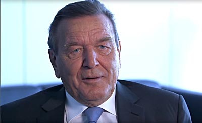 Gerhard Schröder. Видеокадр пользователя PremiumTVHD, YouTube